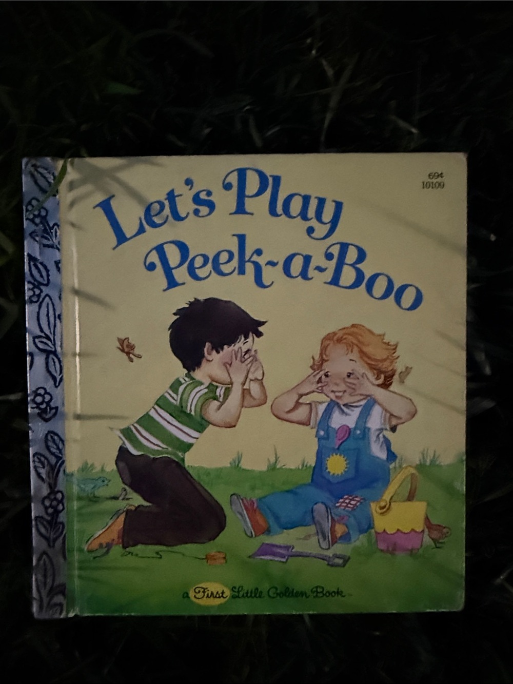 Vintage First Little Golden Book Let's Play Peek-a-Boo